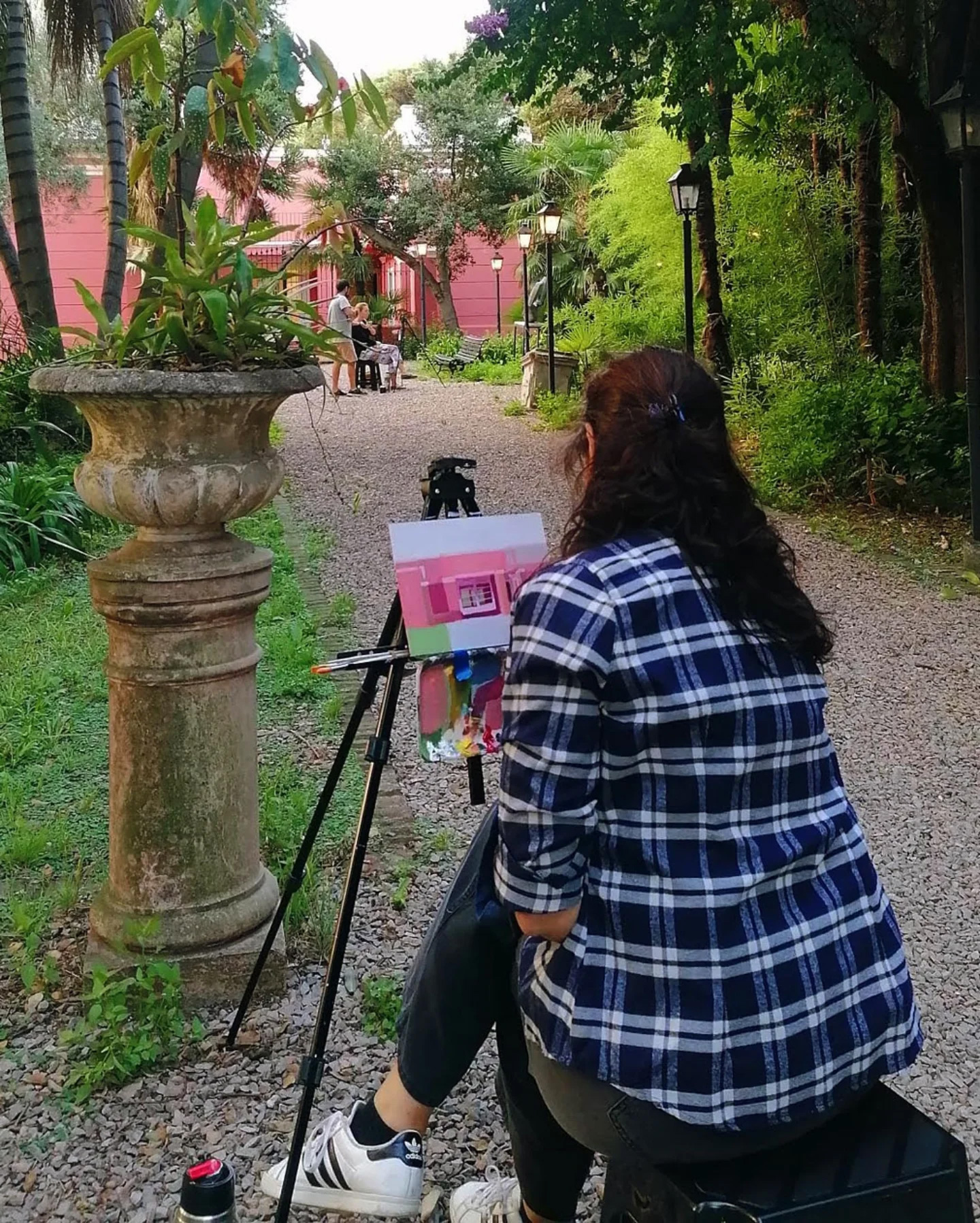 Gabi painting in Trabucco Country House